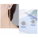 earrings double snowflakes