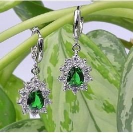 earrings kosara emerald