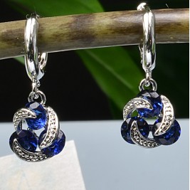 earrings charina sapphire