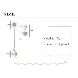 earrings snowflakes silver