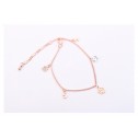 bracelet roses silver