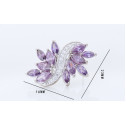 earrings wedding violet