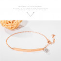 bracelet roses silver