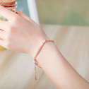 bracelet roses silver