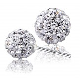 earrings shamballa stud mini 
