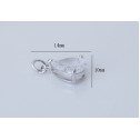 set teardrop crystal