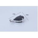 set teardrop black