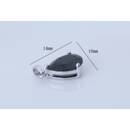 set teardrop black