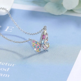 Necklace Lizet Butterfly multi