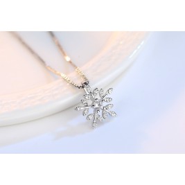 set snowflakes silver