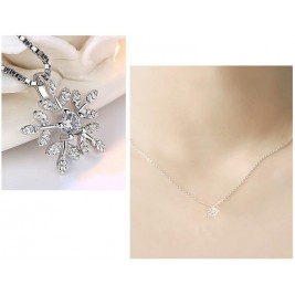 set snowflakes silver