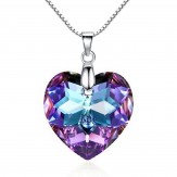 Necklace Heart Azuria chameleon