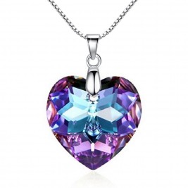 Necklace Heart Azuria chameleon