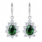 earrings kosara emerald