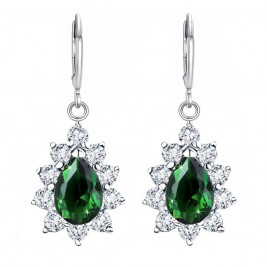 earrings kosara emerald