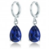 earrings teardrops sapphire
