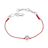 bracelet red kabbalah silver