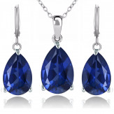 set teardrops sapphire