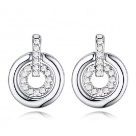 earrings samanta silver crystal
