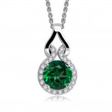 necklace simona emerald