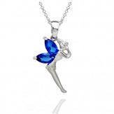 necklace tinkerbell sapphire