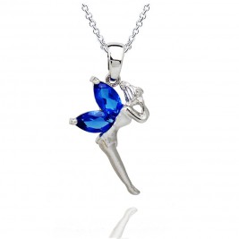 necklace tinkerbell sapphire
