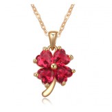 necklace red clover