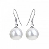 earrings melany white pearls