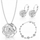 set roses lux silver
