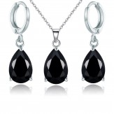 set teardrop black