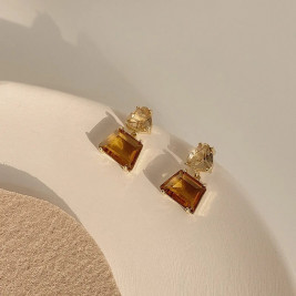 earrings janin topaz gold