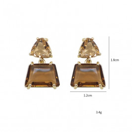 earrings janin topaz gold