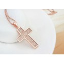 Necklace Cross Rose Gold