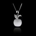 necklace white apple