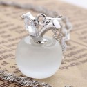 necklace white apple