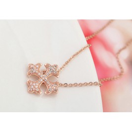 necklace malta cross rose gold