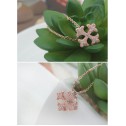 necklace malta cross rose gold