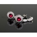 earrings inesita ruby