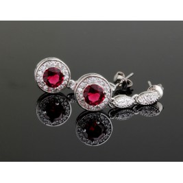 earrings inesita ruby