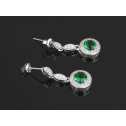 earrings inesita emerald