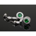 earrings inesita emerald