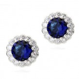 earrings ines sapphire