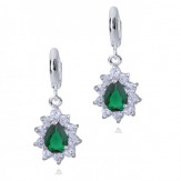 earrings kosara emerald