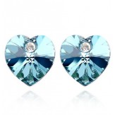 earrings romance aqua