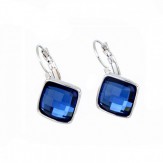 earrings lucy sapphire silver