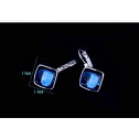 earrings lucy sapphire silver