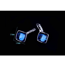 earrings lucy sapphire silver