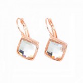earrings lucy crystal gold