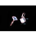 earrings lucy crystal gold