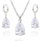 set teardrop crystal